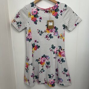 𝅺NEW Girls Joules Floral Print Dress Size 11/12